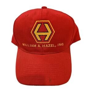 William A. Hazel, Inc. Red Cap Sports Plus Cap Adjustable Cotton